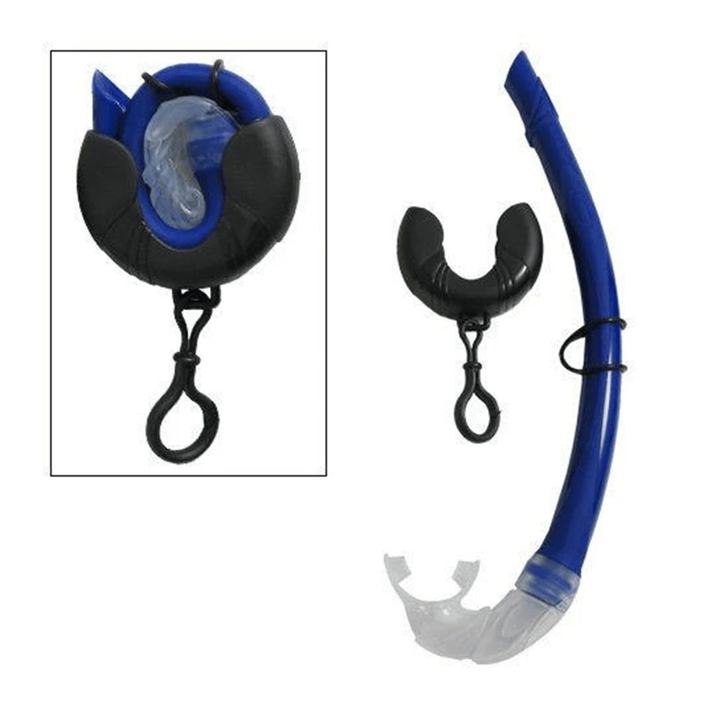 Scuba Choice Silicone Roll-up Nautilus Snorkel with Storage Container