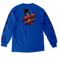 Santa Cruz Atomic Dot Long Sleeve Mens T-Shirt - Royal Blue