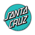 Santa Cruz Skateboards Turquoise Dot Logo Sticker
