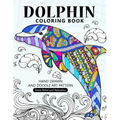 Dolphin Coloring Book: Stress-relief Coloring Book For Grown-ups, Adults - Paperback