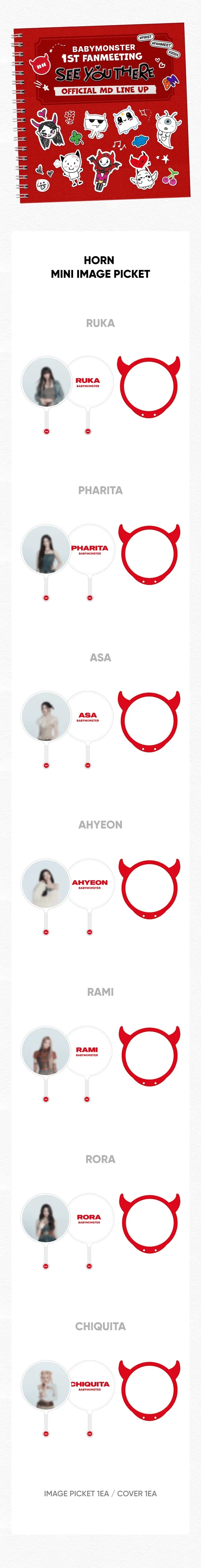 BabyMonster - See You There Official MD Horn Mini Image Picket