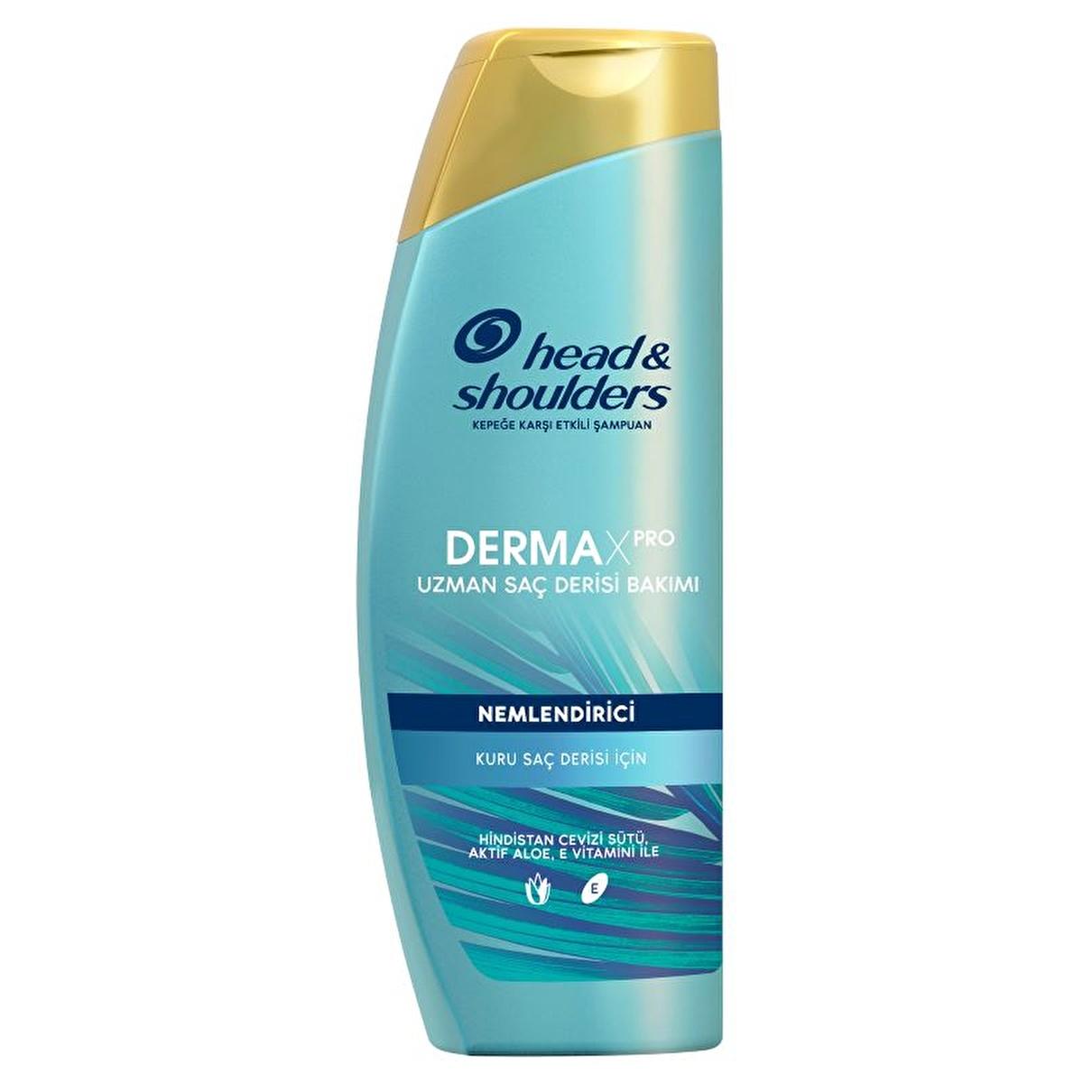 Head & Shoulders DERMAXPRO Anti-Dandruff Shampoo: Moisturizing Dry Scalp Relief with Aloe Vera, Coconut Milk & Vitamin E - Dermatologically Tested