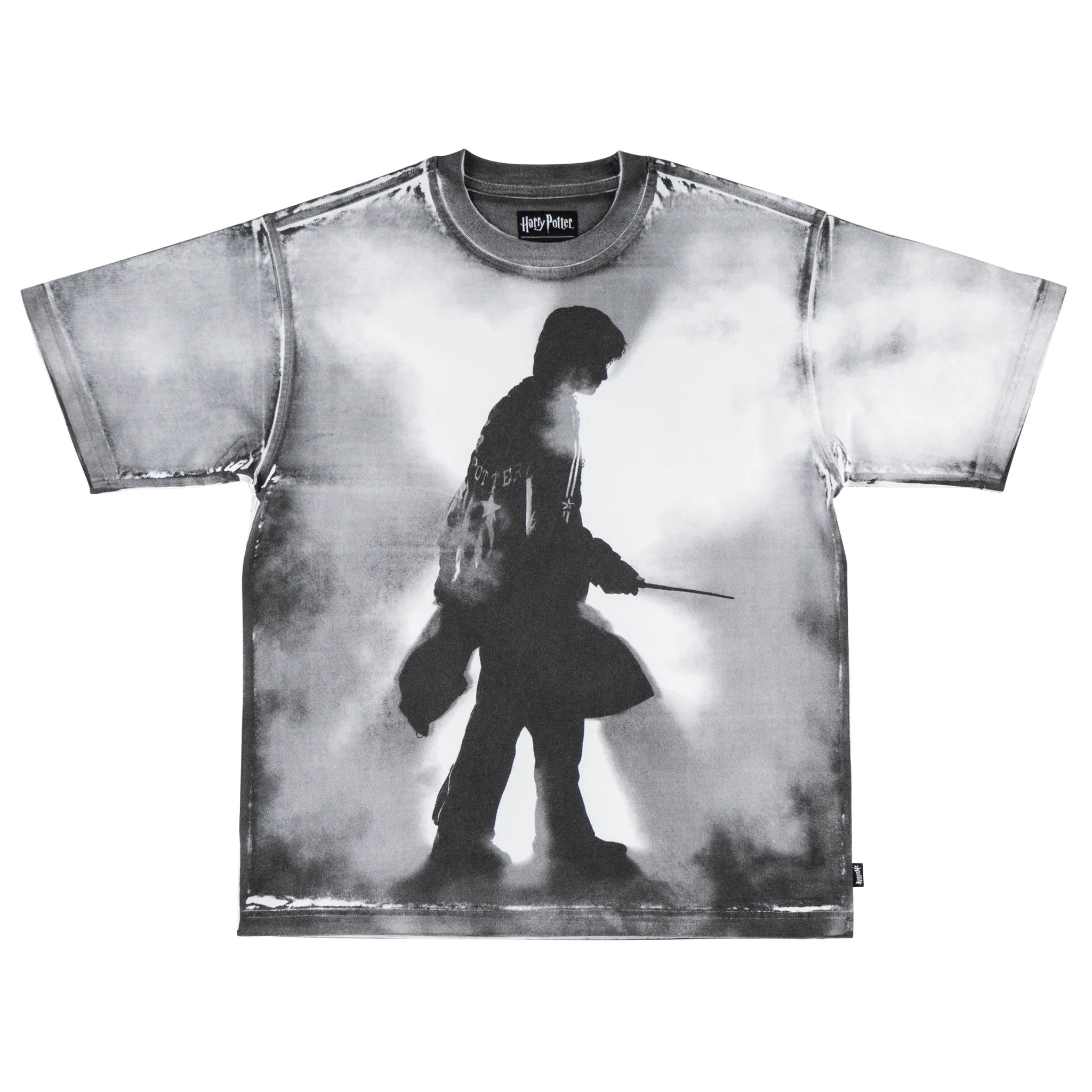 Welcome x Harry Potter Shadow Overprint Tee - White
