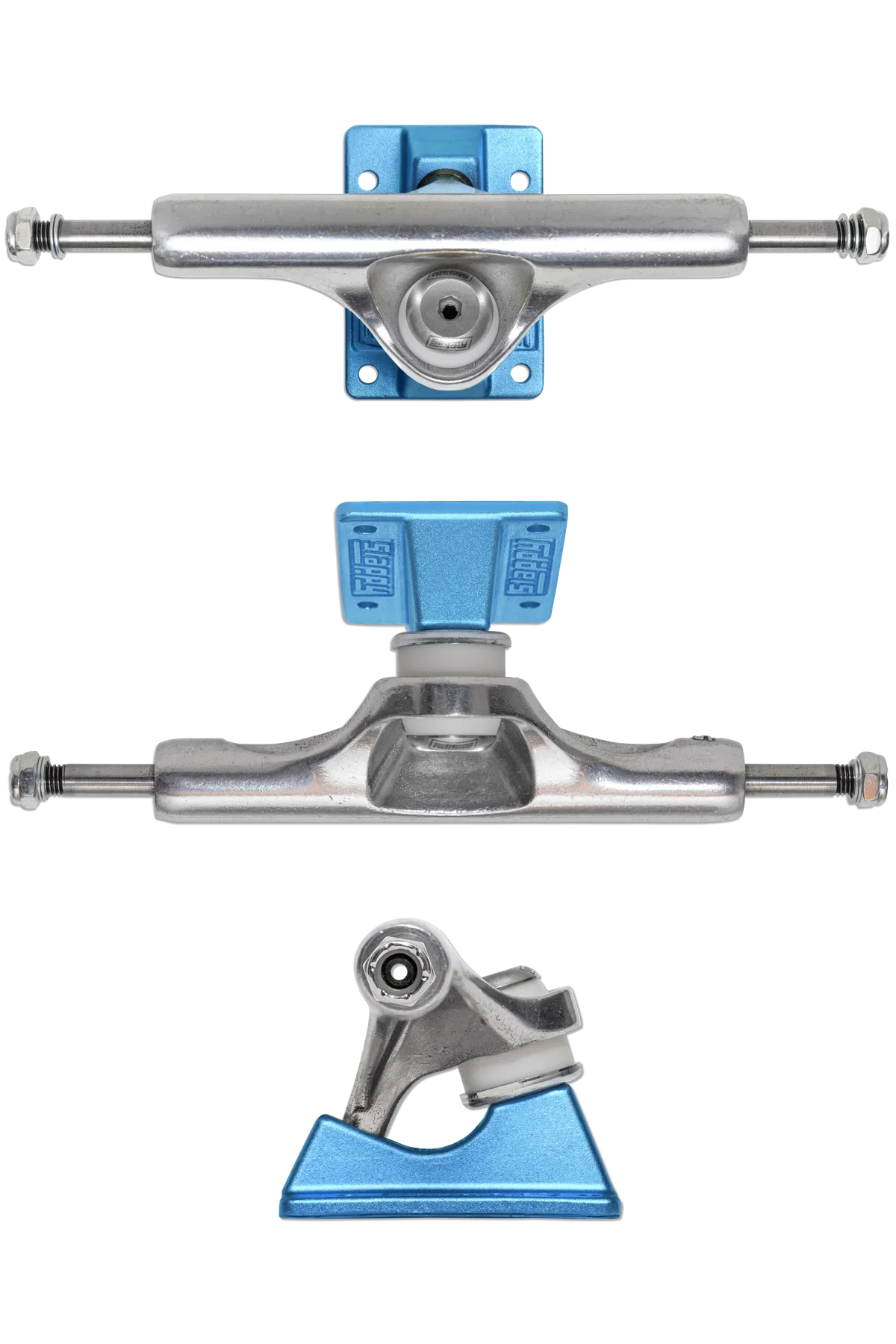 SLAPPY ST1 Inverted Hollow Lights/Ultra Low (Light Blue) Skateboard Trucks
