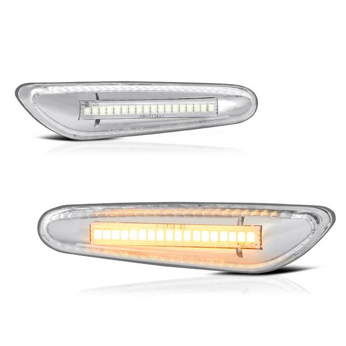 SPYDER 06-11 BMW E90/E91 3-Series Complete Assembly Replacement w/ Built In LED Chips 9045219