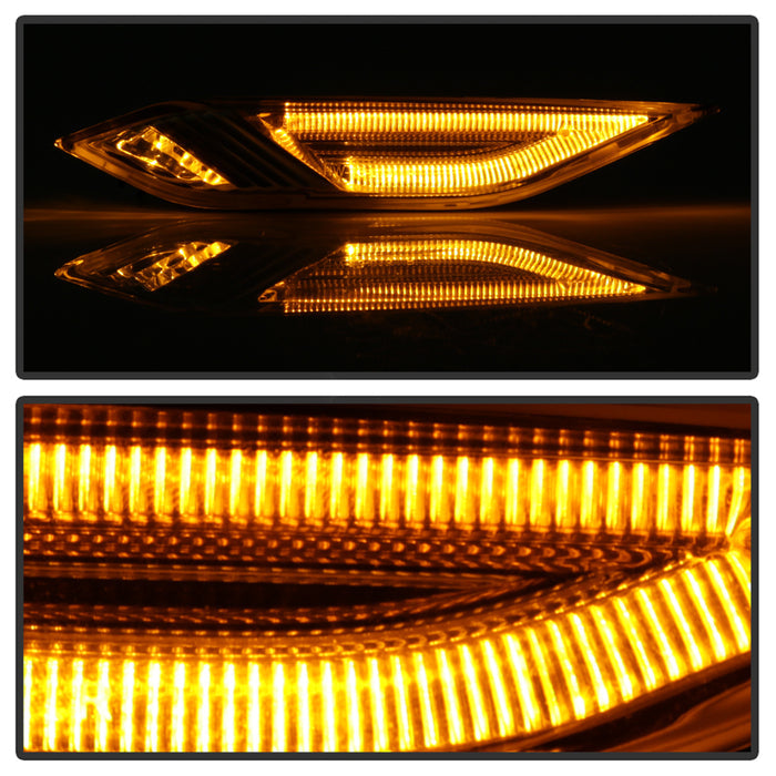 SPYDER xTune 11-14 Porsche Cayenne 958 Side Marker Lights - Chrome (SML-ON-PCAY11-LED-C) 9038716