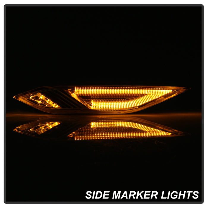 SPYDER xTune 11-14 Porsche Cayenne 958 Side Marker Lights - Chrome (SML-ON-PCAY11-LED-C) 9038716