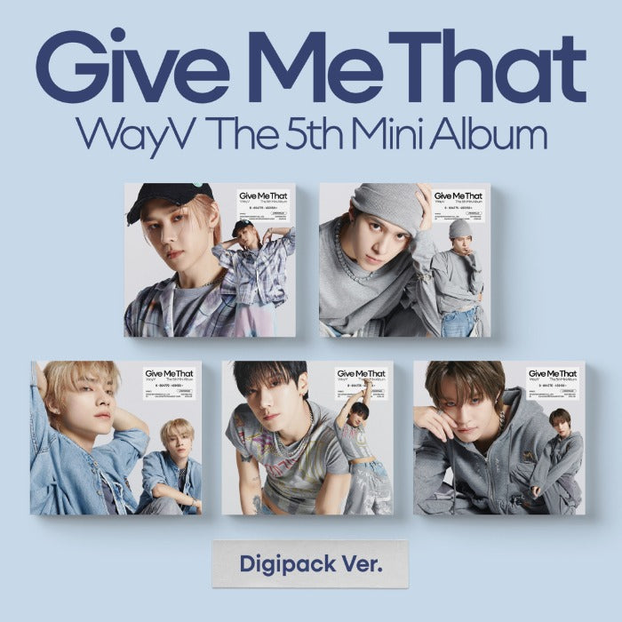 WayV 5th Mini Album - GIVE Me That (Smtown&Store Lucky Draw Event Digipack Random)