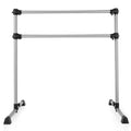 4 Feet Double Ballet Barre Bar with Adjustable Height-Black
