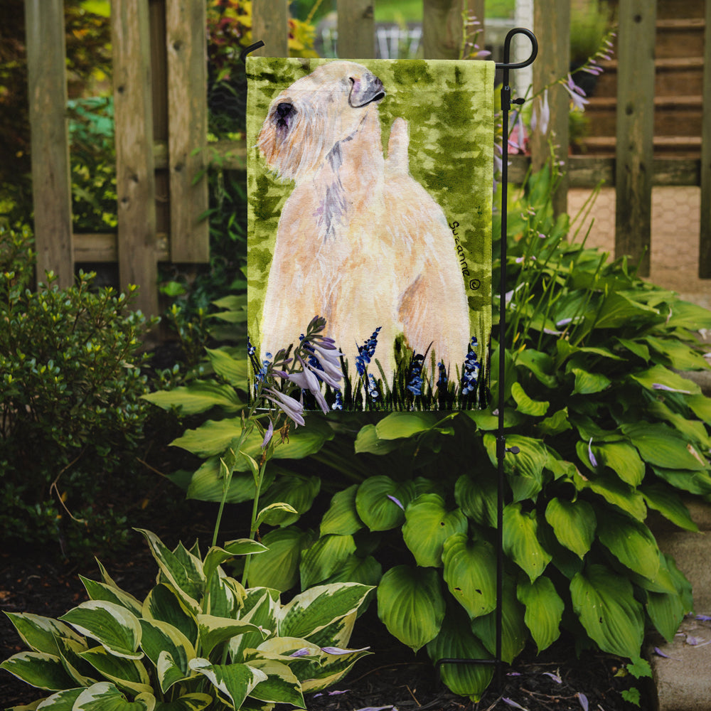 Wheaten Terrier Soft Coated Garden Flag Mailbox Decorative Yard Banner Outside Patio Artwork for Flower Beds, Garden Size, Multicolor