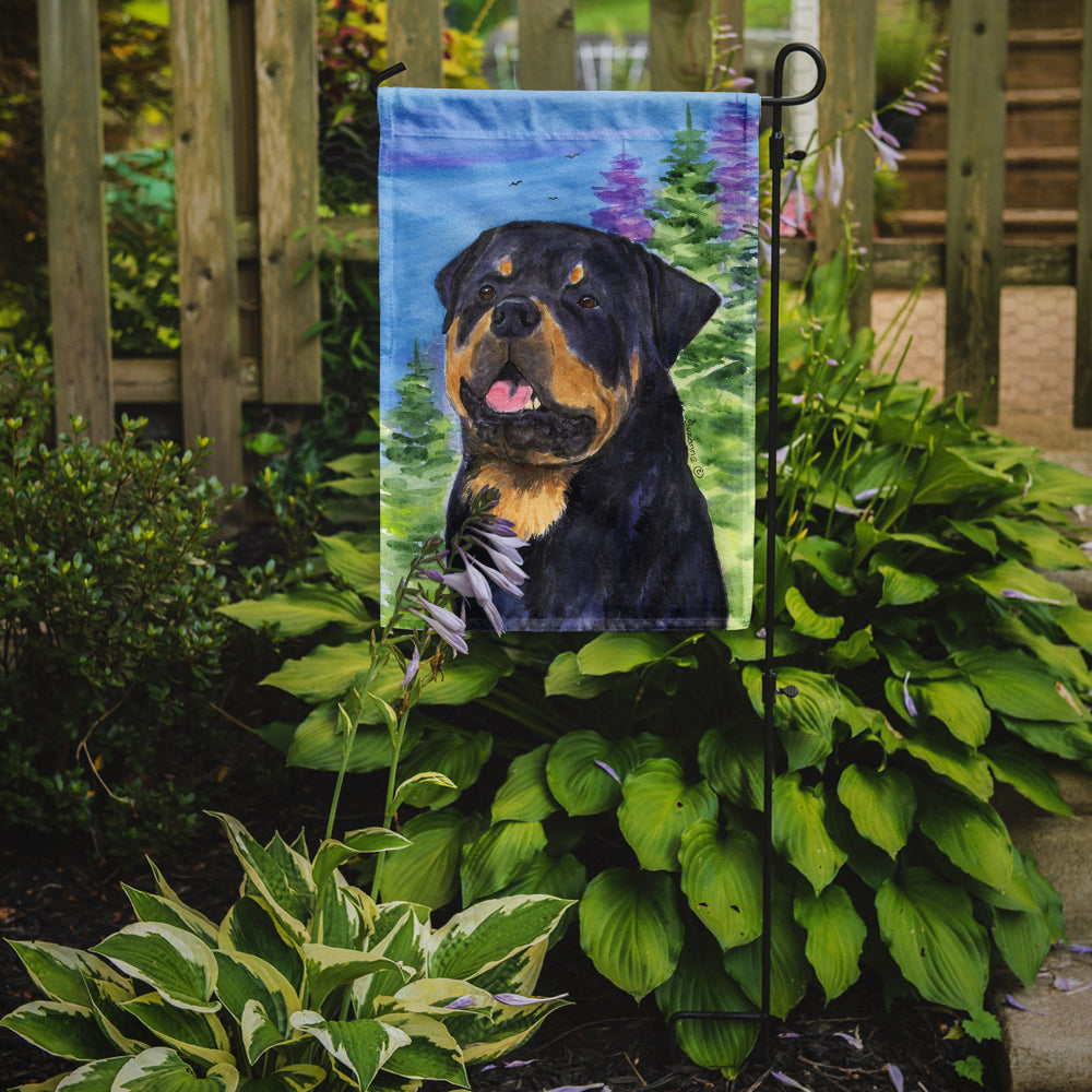 Rottweiler Garden Flag Mailbox Decorative Yard Banner Outside Patio Artwork for Flower Beds, Garden Size, Multicolor