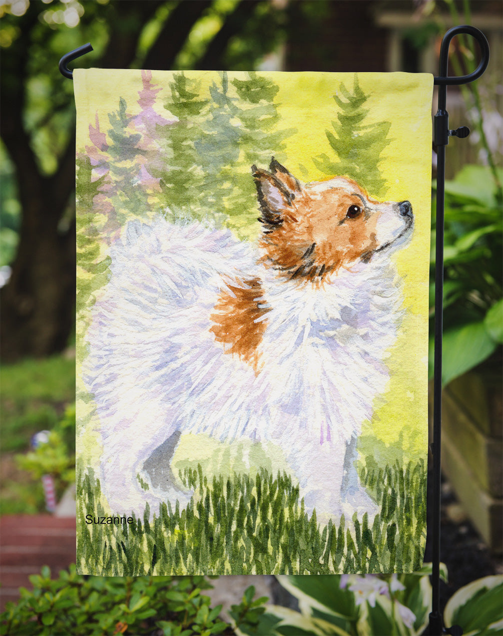 Papillon Garden Flag Mailbox Decorative Yard Banner Outside Patio Artwork for Flower Beds, Garden Size, Multicolor