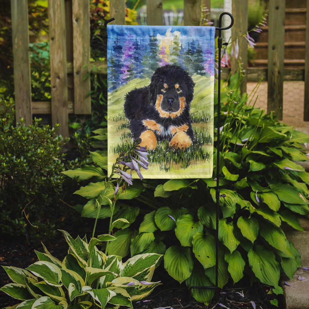 Tibetan Mastiff Garden Flag Mailbox Decorative Yard Banner Outside Patio Artwork for Flower Beds, Garden Size, Multicolor