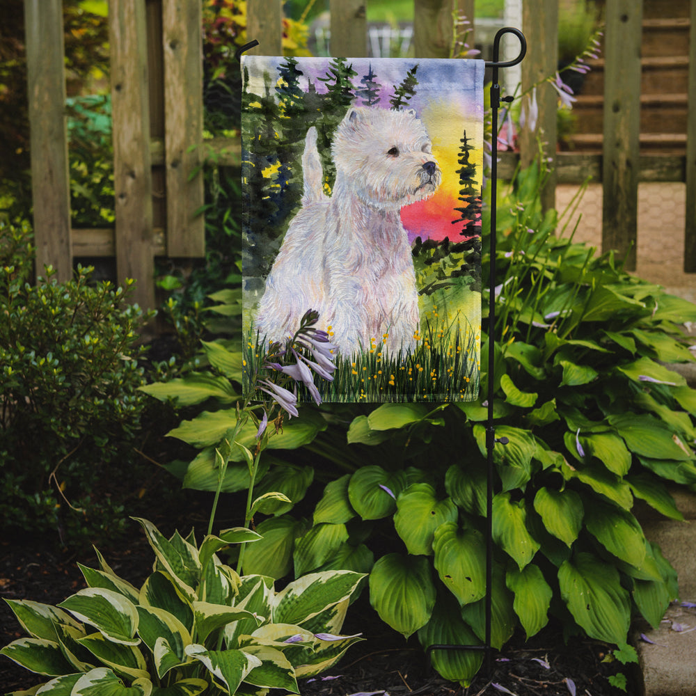 Westie Garden Flag Mailbox Decorative Yard Banner Outside Patio Artwork for Flower Beds, Garden Size, Multicolor