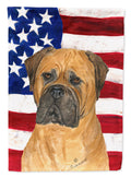 USA American Flag with Bullmastiff Garden Flag Mailbox Decorative Yard Banner Outside Patio Artwork for Flower Beds, Garden Size, Multicolor