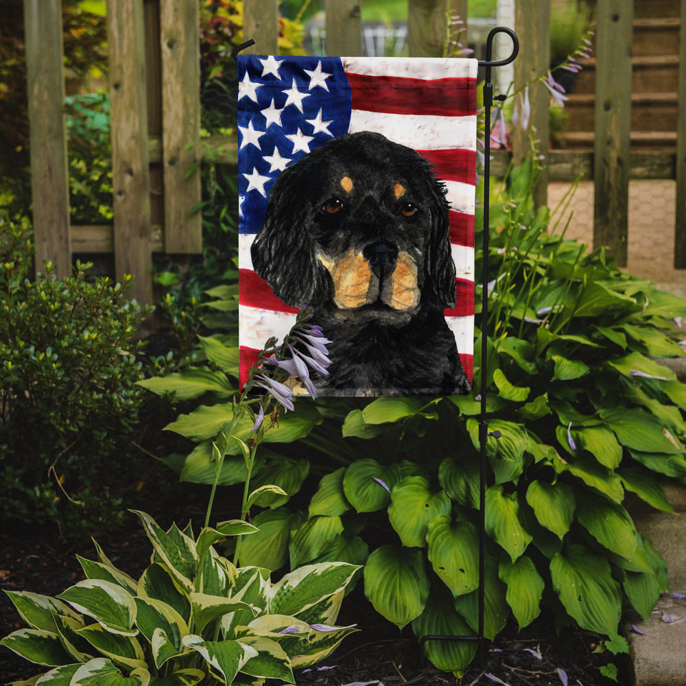 USA American Flag with Gordon Setter Garden Flag Mailbox Decorative Yard Banner Outside Patio Artwork for Flower Beds, Garden Size, Multicolor
