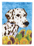 Dalmatian in Summer Flowers Garden Flag Mailbox Decorative Yard Banner Outside Patio Artwork for Flower Beds, Garden Size, Multicolor