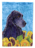 Cocker Spaniel in Summer Flowers Garden Flag Mailbox Decorative Yard Banner Outside Patio Artwork for Flower Beds, Garden Size, Multicolor