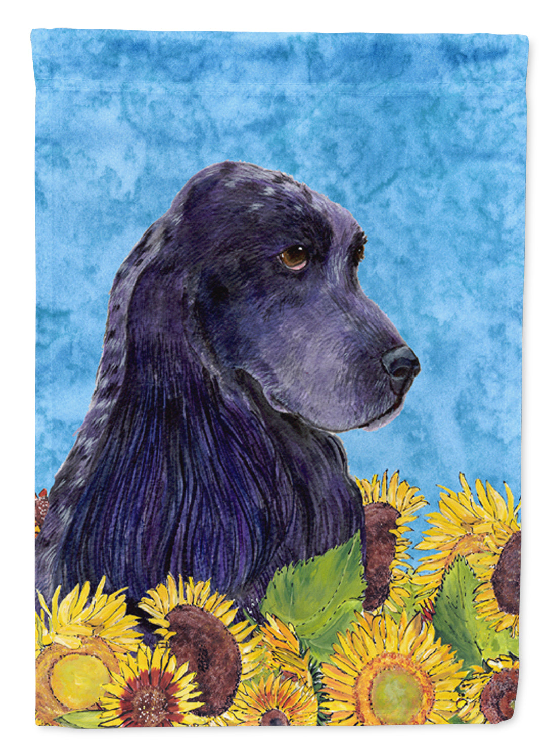 Cocker Spaniel in Summer Flowers Garden Flag Mailbox Decorative Yard Banner Outside Patio Artwork for Flower Beds, Garden Size, Multicolor