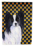 Papillon Candy Corn Halloween Portrait Garden Flag Mailbox Decorative Yard Banner Outside Patio Artwork for Flower Beds, Garden Size, Multicolor