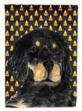 Gordon Setter Candy Corn Halloween Portrait Garden Flag Mailbox Decorative Yard Banner Outside Patio Artwork for Flower Beds, Garden Size, Multicolor