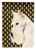Scottish Terrier Wheaten Candy Corn Halloween Portrait Garden Flag Mailbox Decorative Yard Banner Outside Patio Artwork for Flower Beds, Garden Size, Multicolor