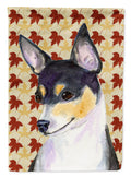 Chihuahua Fall Leaves Portrait Garden Flag Mailbox Decorative Yard Banner Outside Patio Artwork for Flower Beds, Garden Size, Multicolor