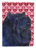 Chow Chow Hearts Love and Valentine's Day Portrait Garden Flag Mailbox Decorative Yard Banner Outside Patio Artwork for Flower Beds, Garden Size, Multicolor
