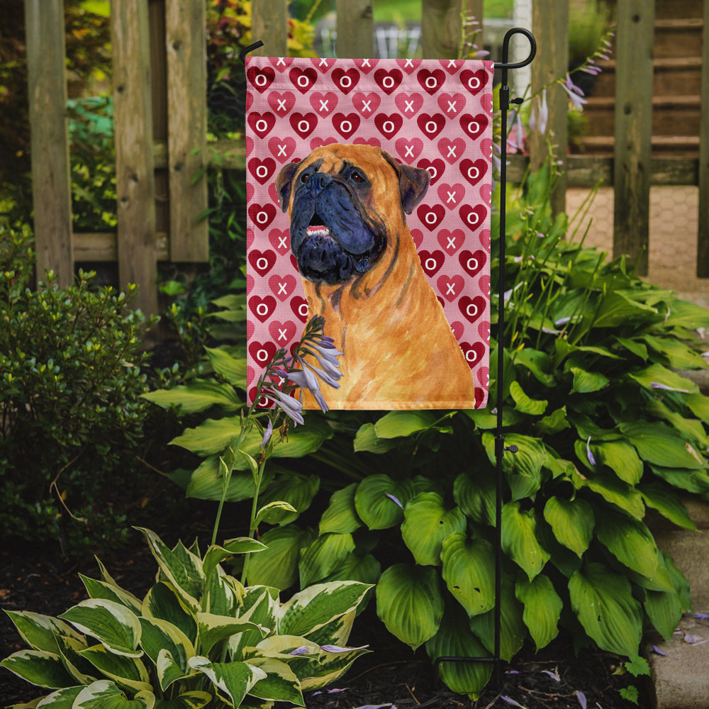 Mastiff Hearts Love and Valentine's Day Portrait Garden Flag Mailbox Decorative Yard Banner Outside Patio Artwork for Flower Beds, Garden Size, Multicolor