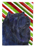 Chow Chow Candy Cane Holiday Christmas Garden Flag Mailbox Decorative Yard Banner Outside Patio Artwork for Flower Beds, Garden Size, Multicolor