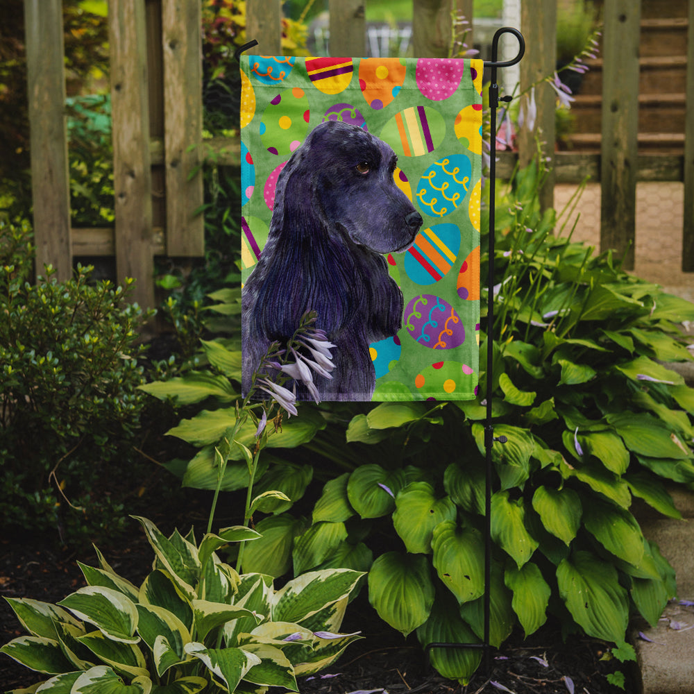 Cocker Spaniel Easter Eggtravaganza Garden Flag Mailbox Decorative Yard Banner Outside Patio Artwork for Flower Beds, Garden Size, Multicolor