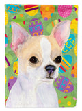 Chihuahua Easter Eggtravaganza Garden Flag Mailbox Decorative Yard Banner Outside Patio Artwork for Flower Beds, Garden Size, Multicolor