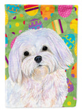 Maltese Easter Eggtravaganza Garden Flag Mailbox Decorative Yard Banner Outside Patio Artwork for Flower Beds, Garden Size, Multicolor