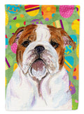 Bulldog English Easter Eggtravaganza Garden Flag Mailbox Decorative Yard Banner Outside Patio Artwork for Flower Beds, Garden Size, Multicolor