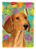 Dachshund Easter Eggtravaganza Garden Flag Mailbox Decorative Yard Banner Outside Patio Artwork for Flower Beds, Garden Size, Multicolor