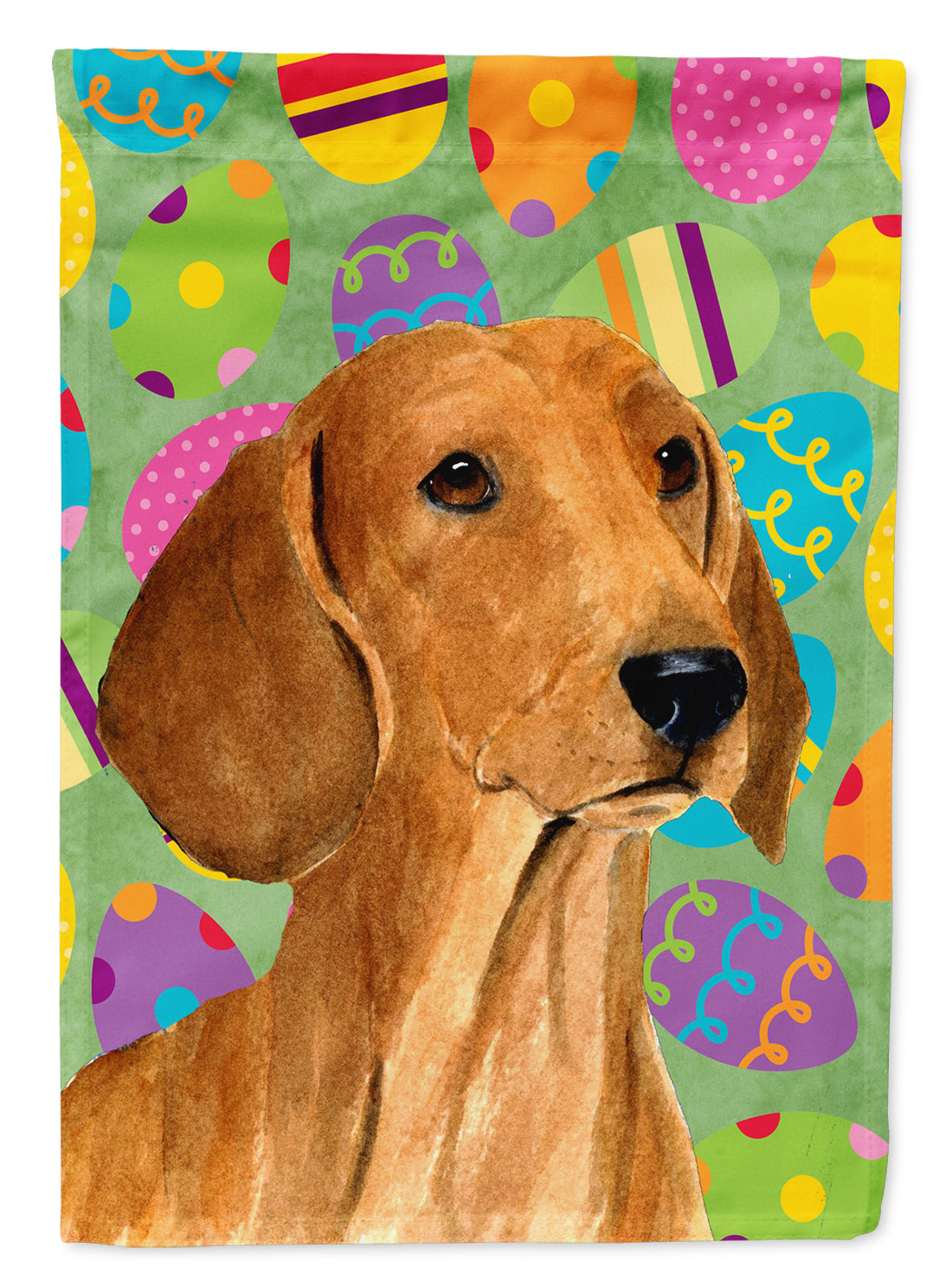 Dachshund Easter Eggtravaganza Garden Flag Mailbox Decorative Yard Banner Outside Patio Artwork for Flower Beds, Garden Size, Multicolor