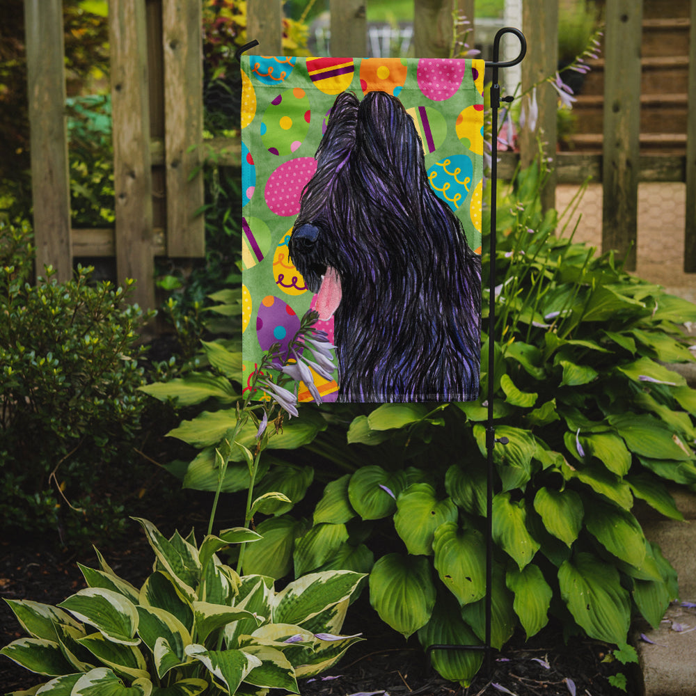 Briard Easter Eggtravaganza Garden Flag Mailbox Decorative Yard Banner Outside Patio Artwork for Flower Beds, Garden Size, Multicolor