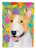 Bull Terrier Easter Eggtravaganza Garden Flag Mailbox Decorative Yard Banner Outside Patio Artwork for Flower Beds, Garden Size, Multicolor