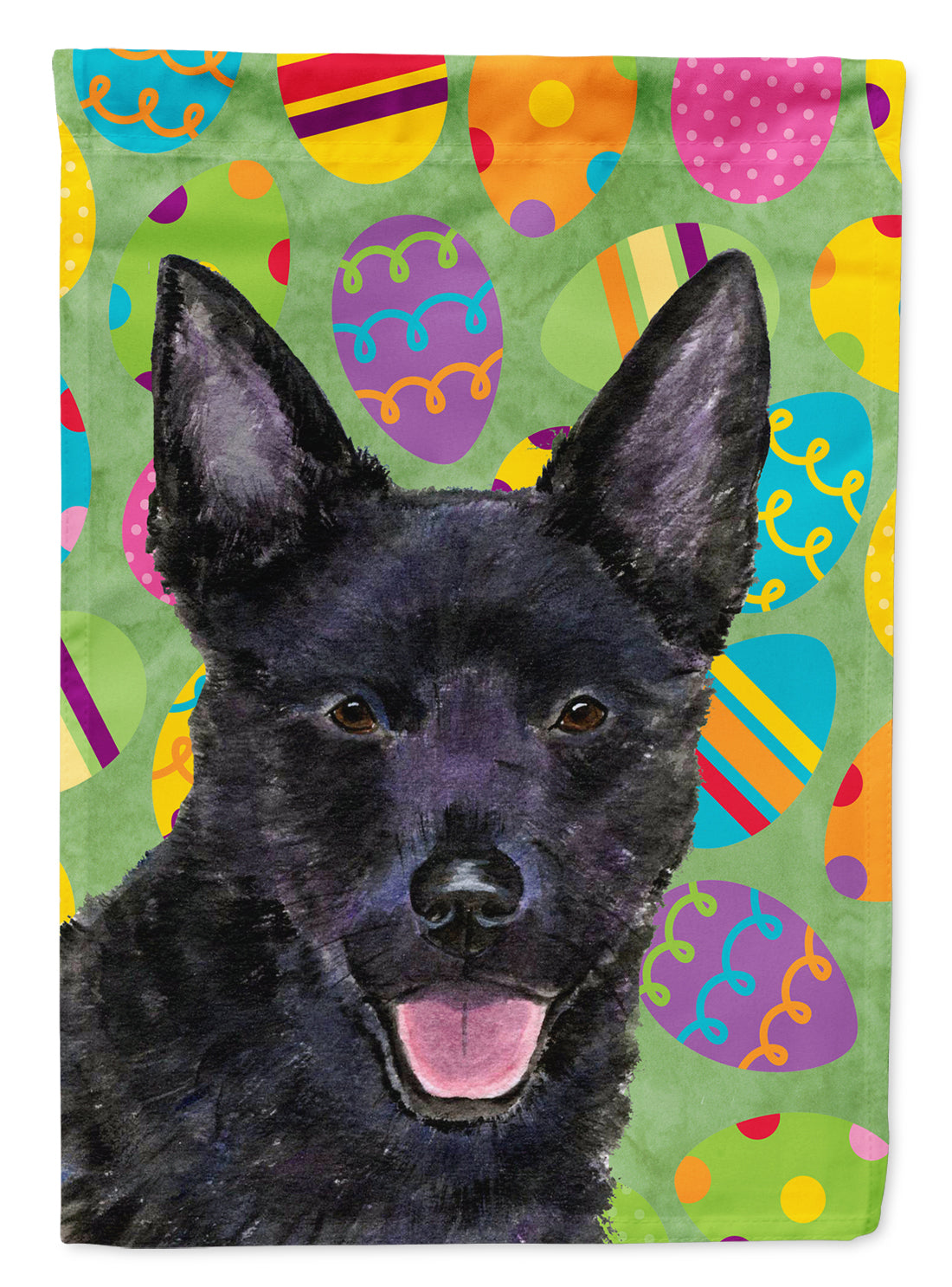 Australian Kelpie Easter Eggtravaganza Garden Flag Mailbox Decorative Yard Banner Outside Patio Artwork for Flower Beds, Garden Size, Multicolor