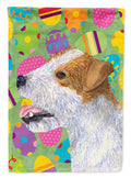 Jack Russell Terrier Easter Eggtravaganza Garden Flag Mailbox Decorative Yard Banner Outside Patio Artwork for Flower Beds, Garden Size, Multicolor