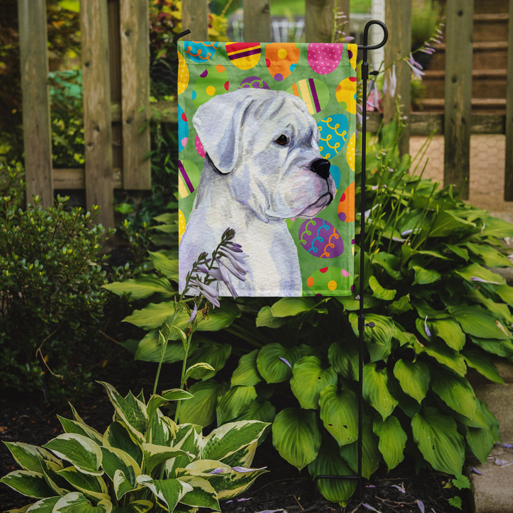 Boxer Easter Eggtravaganza Garden Flag Mailbox Decorative Yard Banner Outside Patio Artwork for Flower Beds, Garden Size, Multicolor
