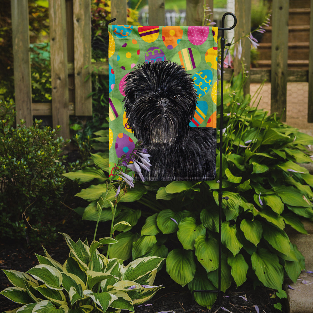 Affenpinscher Easter Eggtravaganza Garden Flag Mailbox Decorative Yard Banner Outside Patio Artwork for Flower Beds, Garden Size, Multicolor