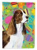 Springer Spaniel Easter Eggtravaganza Garden Flag Mailbox Decorative Yard Banner Outside Patio Artwork for Flower Beds, Garden Size, Multicolor