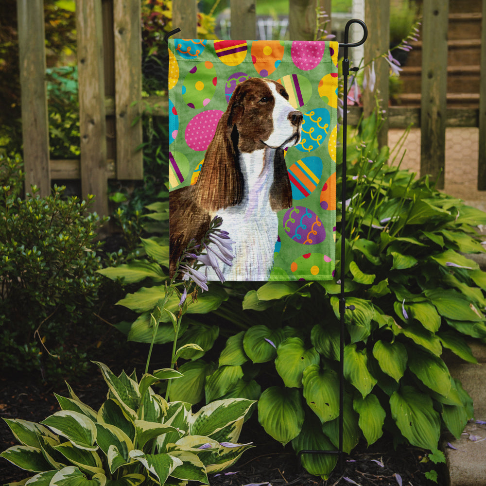 Springer Spaniel Easter Eggtravaganza Garden Flag Mailbox Decorative Yard Banner Outside Patio Artwork for Flower Beds, Garden Size, Multicolor