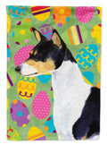 Basenji Easter Eggtravaganza Garden Flag Mailbox Decorative Yard Banner Outside Patio Artwork for Flower Beds, Garden Size, Multicolor