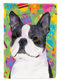 Boston Terrier Easter Eggtravaganza Garden Flag Mailbox Decorative Yard Banner Outside Patio Artwork for Flower Beds, Garden Size, Multicolor