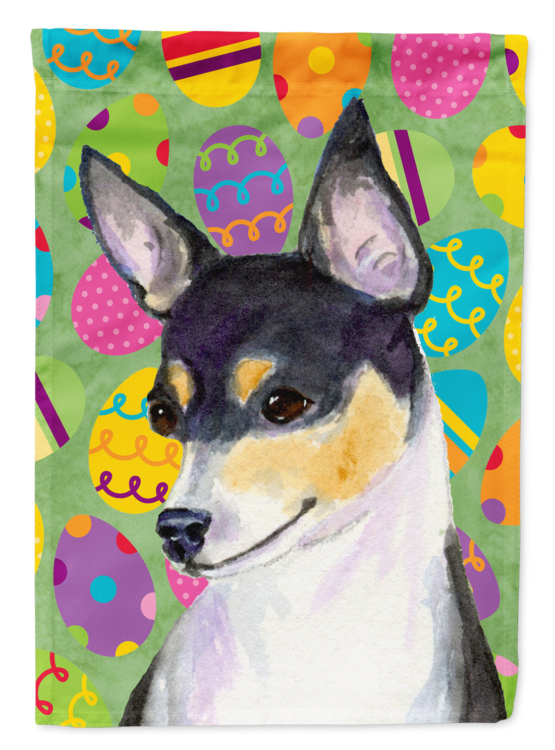 Chihuahua Easter Eggtravaganza Garden Flag Mailbox Decorative Yard Banner Outside Patio Artwork for Flower Beds, Garden Size, Multicolor