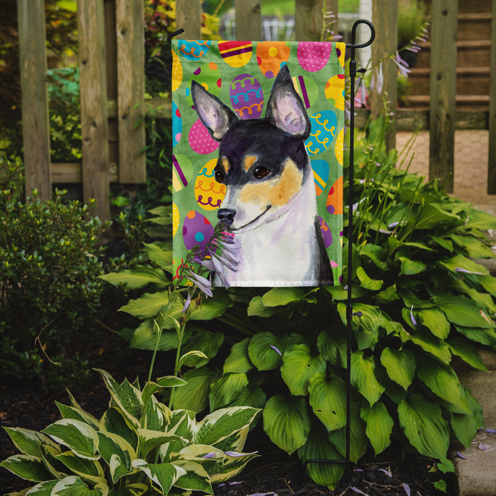 Chihuahua Easter Eggtravaganza Garden Flag Mailbox Decorative Yard Banner Outside Patio Artwork for Flower Beds, Garden Size, Multicolor