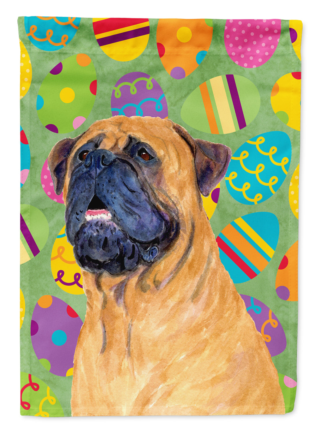 Mastiff Easter Eggtravaganza Garden Flag Mailbox Decorative Yard Banner Outside Patio Artwork for Flower Beds, Garden Size, Multicolor