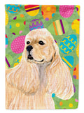 Cocker Spaniel Easter Eggtravaganza Garden Flag Mailbox Decorative Yard Banner Outside Patio Artwork for Flower Beds, Garden Size, Multicolor